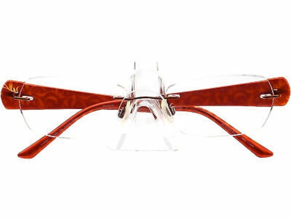 Charmant Eyeglasses CH 10927 OR Titanium Orange R… - image 7