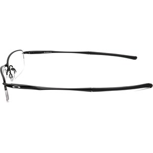 May include: Black metal frame eyeglasses with clear lenses. The arms of the glasses are labelled "CLIFSPACE".