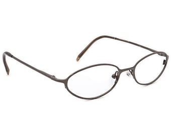 Gucci Eyeglasses L92 Brown Oval Metal Frame 48[]17 130