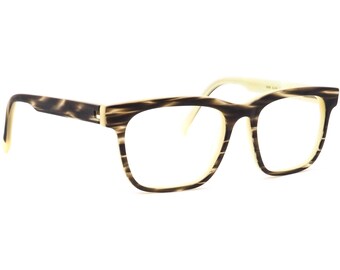 Bevel Eyeglasses Elon 3686 SIM Matte Slate/Ivory Square Frame Japan 53[]19 135