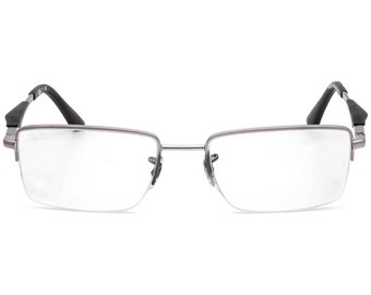 Ray-ban Men's Eyeglasses RB 6285 2502 Polished Gunmetal Half Rim
