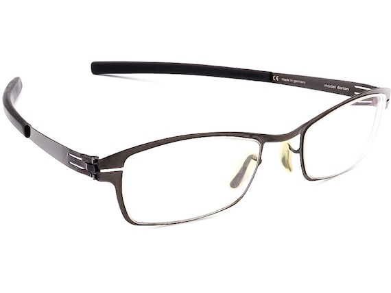 ic! berlin Eyeglasses Dorian Dark Gunmetal Rectang