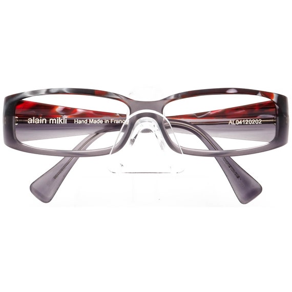 Alain Mikli Eyeglasses AL04120202 Gray/Red Marble… - image 6