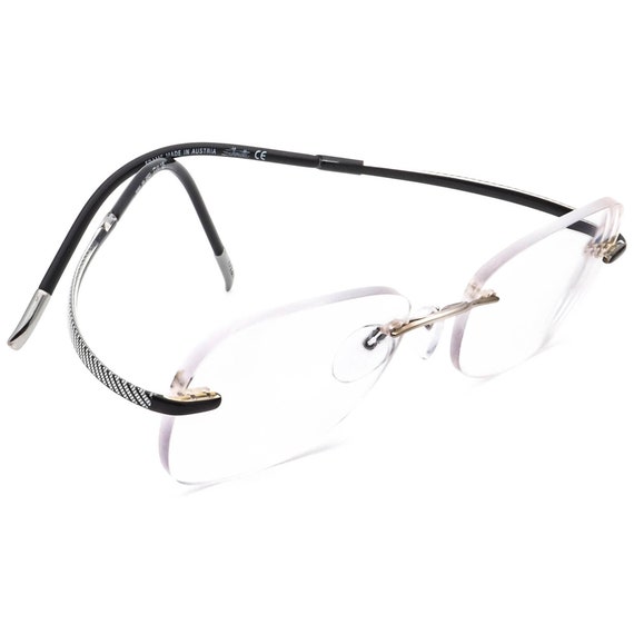 Silhouette Eyeglasses 7690 00 6050 Titan Silver/black  display picture 1