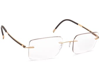 Silhouette Eyeglasses 5260 20 6062 5263 Titan Gold Rimless Austria 54[]21 150