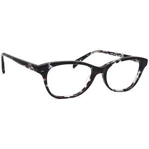 Salt. Women's Eyeglasses Lileo VBT Black/Blue Tortoise Semi Cat Eye Frame Japan 51[]17 140 Handmade