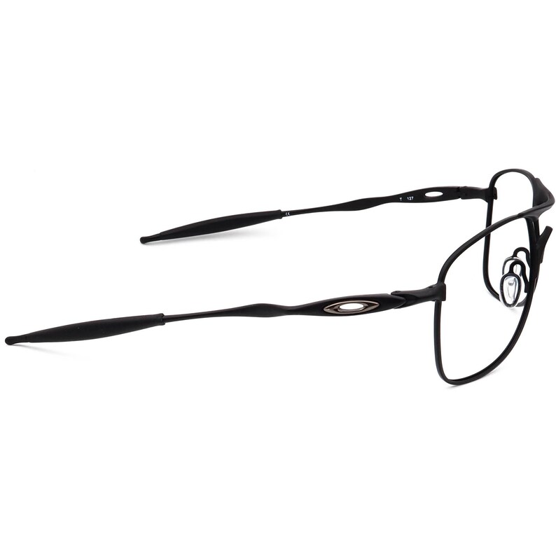Oakley Men's Sunglasses Frame Only Crosshair Satin Black Aviator Metal 61 mm image 4