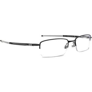 Oakley Men's Eyeglasses OX3111-0254 Rhinochaser Satin Black Half Rim Metal Frame 54[]19 143 image 1