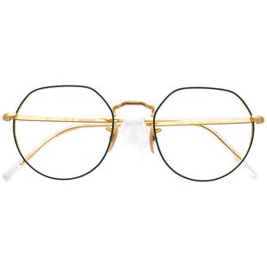 Gafas de vista Ray-Ban RB 6465 Jack 3136, montura metálica irregular, color petróleo mate/dorado brillante, 51[]20 140 imagen 6