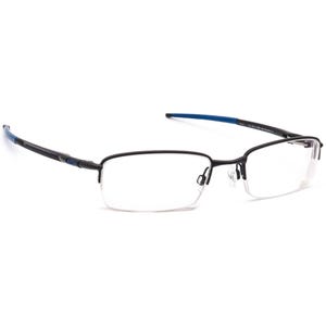 Gafas de sol Oakley para hombre OX3111-0652 Rhinochacer con montura de media montura en negro satinado y azul, 52[]19 143 imagen 1