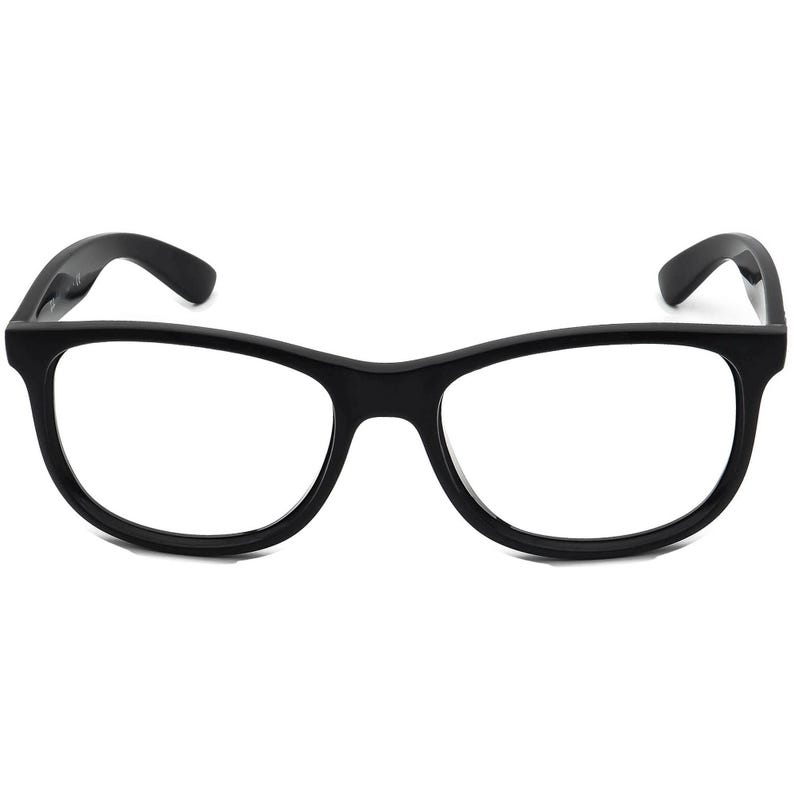 Gafas de sol Ray-Ban Frame Only RB 4202 Andy 6069/71 Negro mate sobre negro pulido Cuadrado Italia 55 mm imagen 2