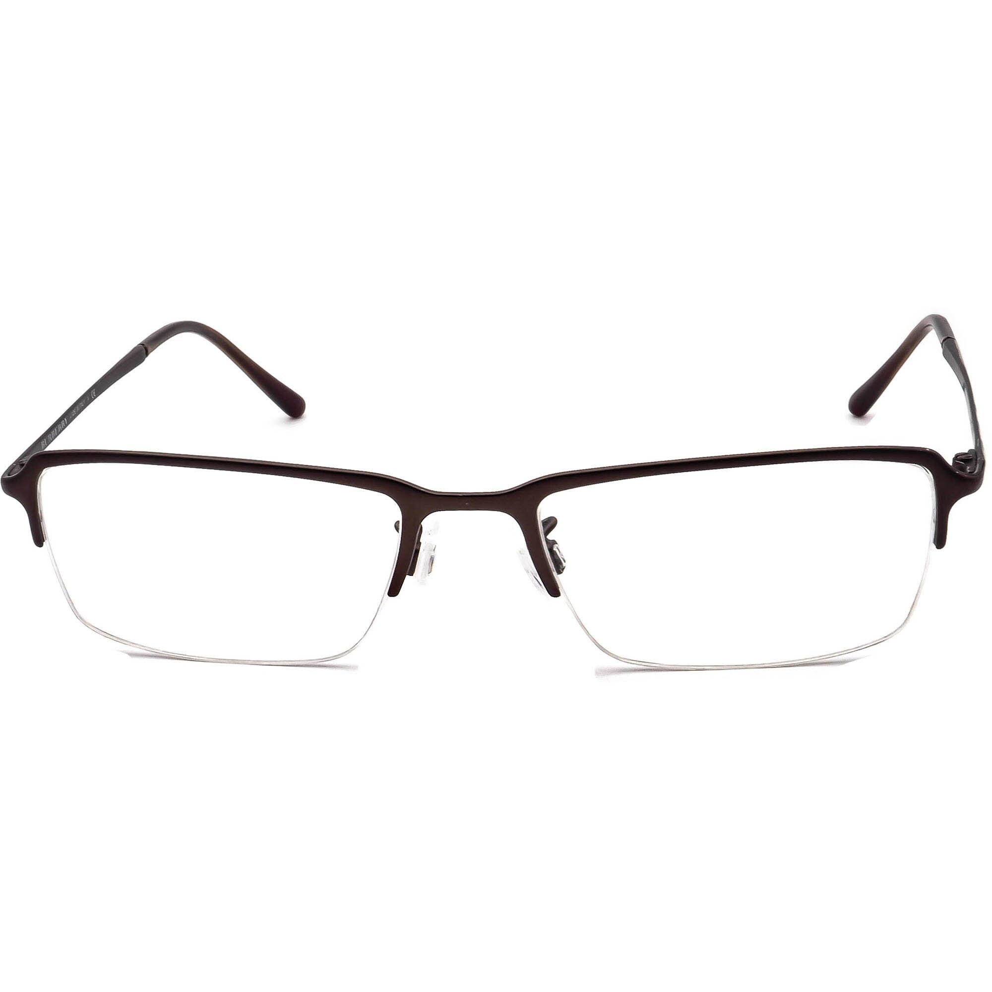 Burberry Eyeglasses B1257 1012 Brown plaid Half Rim Metal Frame Italy 5318 140 Etsy UK
