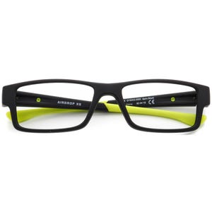 Oakley Junior Eyeglasses OY8003-0550 Airdrop XS Satin Black/Neon Green Rectangular Frame 50[]15 126 image 6