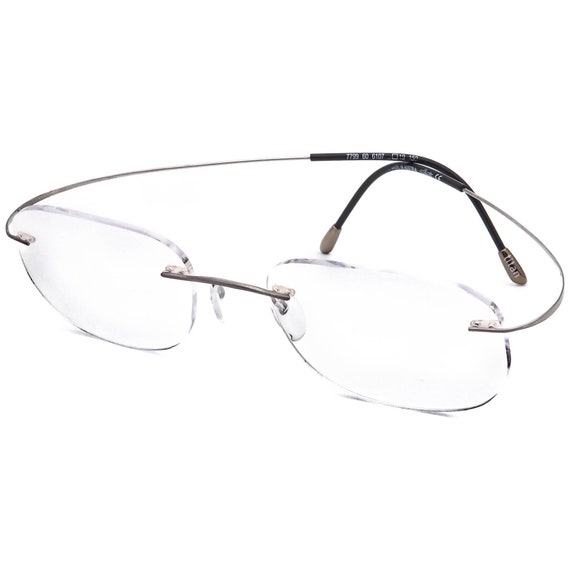 Silhouette Eyeglasses 7799 60 6107 Titan Matte Gu… - image 3