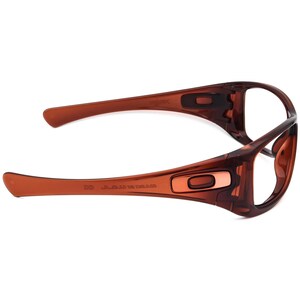 Oakley Men's Sunglasses Frame Only 03-485 Hijinx Transparent Rust Square USA 64 mm image 4
