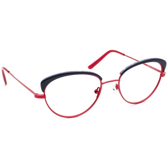 Jean Lafont Eyeglasses Envie 3113 Red/navy Blue Browline