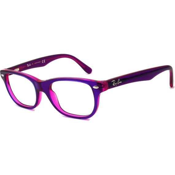 Ray-Ban Kids' Eyeglasses RB1555 3666 Purple on Pi… - image 3