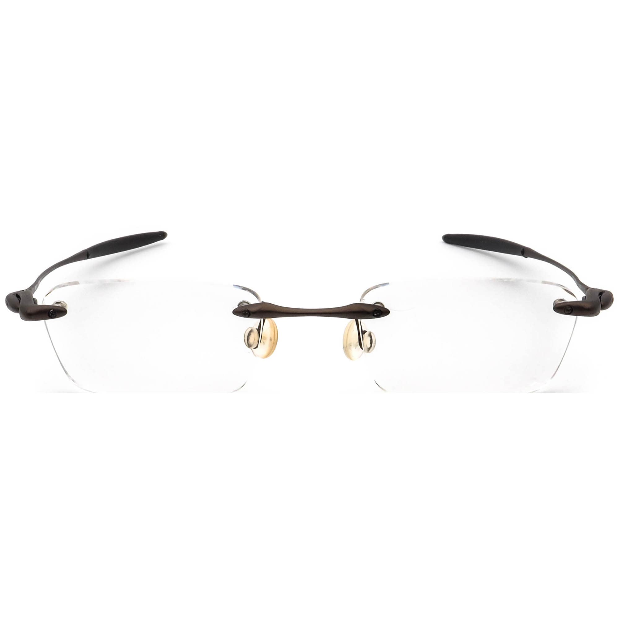 Chanel Eyeglasses 3057 c.713 Brown/Black/Gold Rectangular Frame Italy  51[]16 135