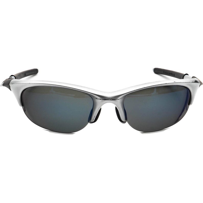 Oakley Rx Sunglasses Frame Only Half Jacket 1.0 Silver Half Rim USA 60 mm image 2