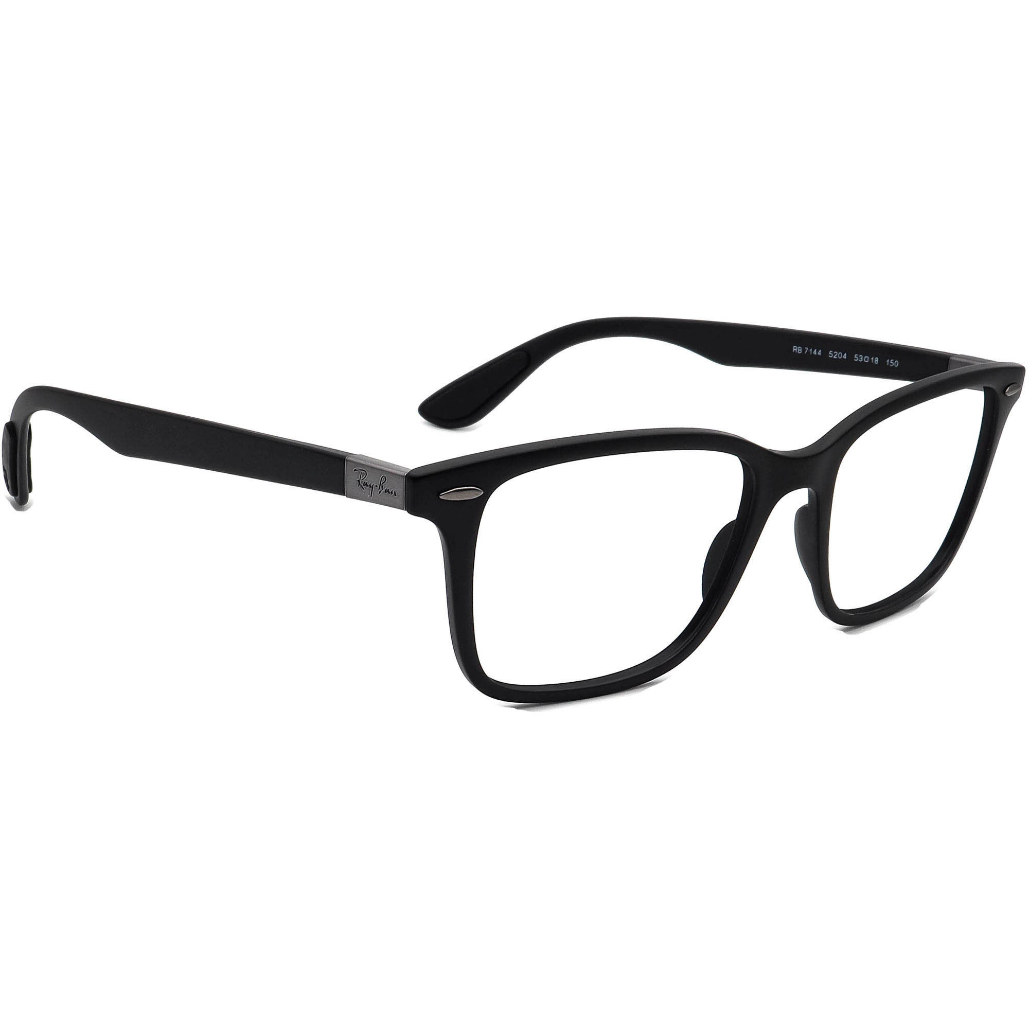 Ray-Ban Eyeglasses RB 7144 5204 Liteforce Matte Black Frame | Etsy