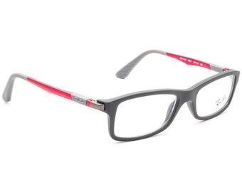 Anteojos Ray-Ban Junior RB 1546 3631 Montura rectangular gris mate / rojo 48[]16125