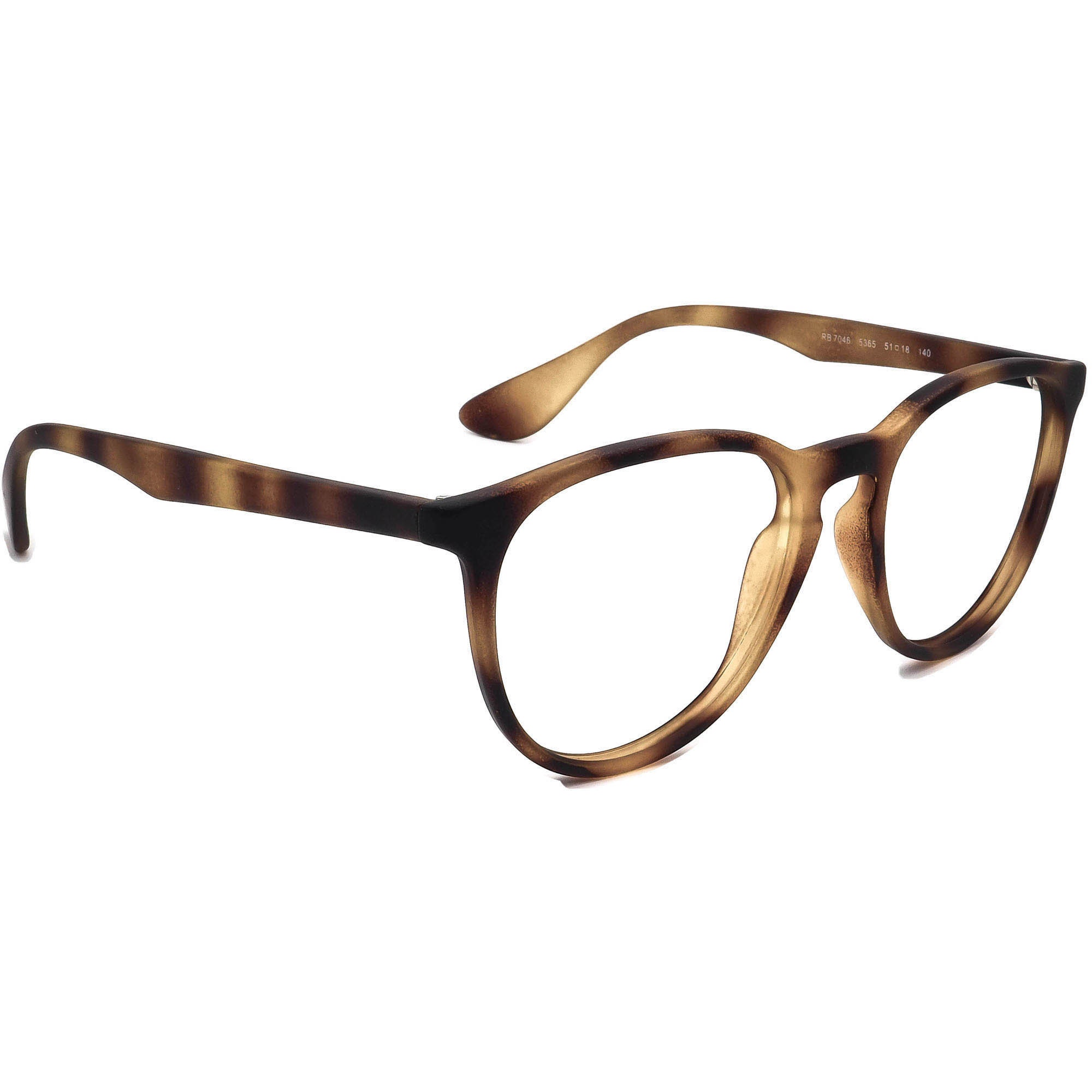 Ray-ban Eyeglasses RB 7046 5365 Matte Tortoise Round Frame - Etsy UK