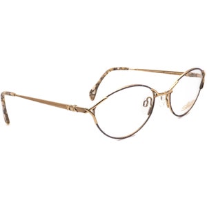 Silhouette Brille M6379 /30 V 6053 Gold/Marmor Oval Rahmen Österreich 54[]18 135