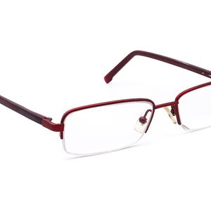 Lacoste Eyeglasses L2112 615 Burgundy Half Rim Frame 51[]16 140
