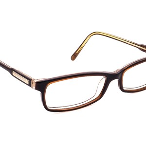 Burberry Eyeglasses B 2004 3032 Brown Rectangular Frame 52[]16 140