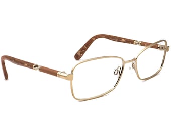 Dolce & Gabbana Women's Eyeglasses DG 1233 1146 Gold/Brown Marble Rectangular Frame Italy 52[]16 135