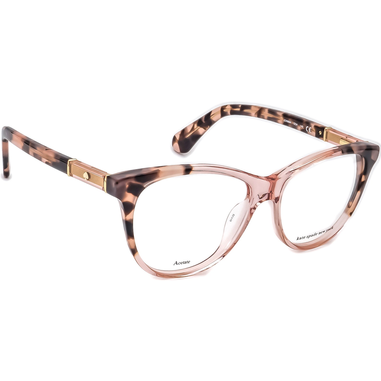 Kate Spade Eyeglasses Johnna OO4 Pink Tortoise Gradient Cat Etsy