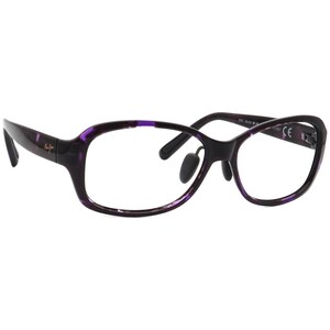 Maui Jim Women's Sunglasses Frame Only MJ433-28T Koki Beach Purple Tortoise Rounded Square Japan 56 mm