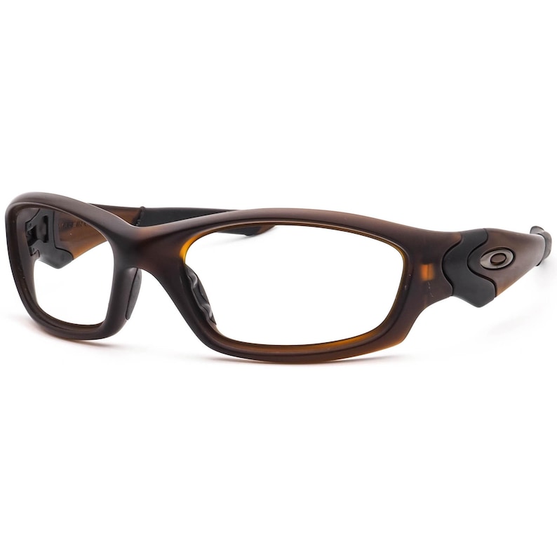 Oakley herrsolglasögon med båge och raka bågar, 2.0, matt Root Beer Wrap, 61 mm bild 3