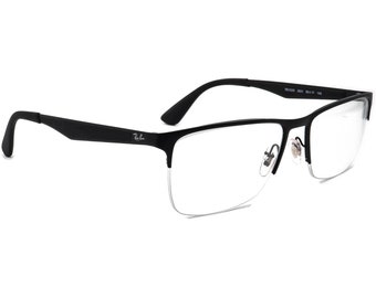 Ray-Ban Eyeglasses RB 6335 2503 Matte Black Half Rim Frame 56[]17 145