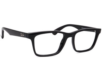 Ray-Ban Brillen RB 7025 2000 Poliert Schwarz Quadratisch Rahmen 53 [] 17 145