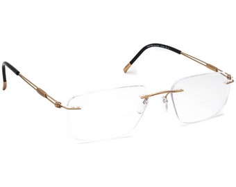Silhouette 5452 20 6051 Gold Black Rimless Eyeglasses Frames  display picture 1