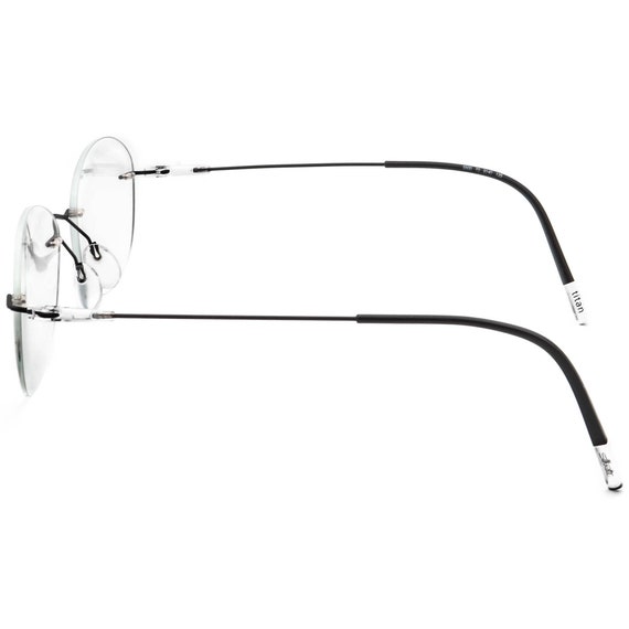 Silhouette Eyeglasses 5500 70 9140 Titan Black Ri… - image 5