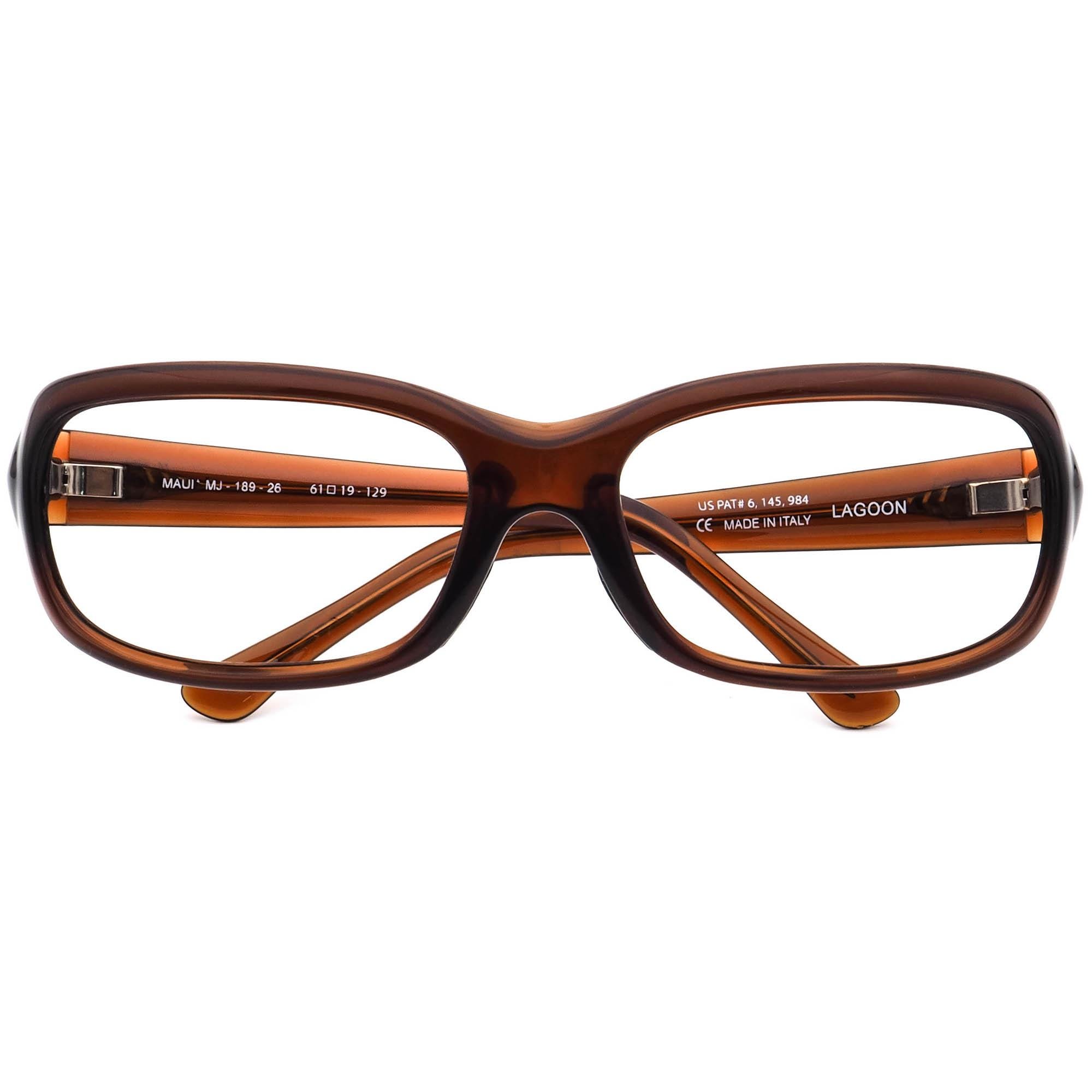 Maui Jim Sunglasses Frame Only MJ-189-26 Lagoon STG-BG Brown 