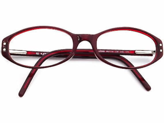 Exess Eyeglasses MOD. 52280 COL 171 Burgundy Oval… - image 5