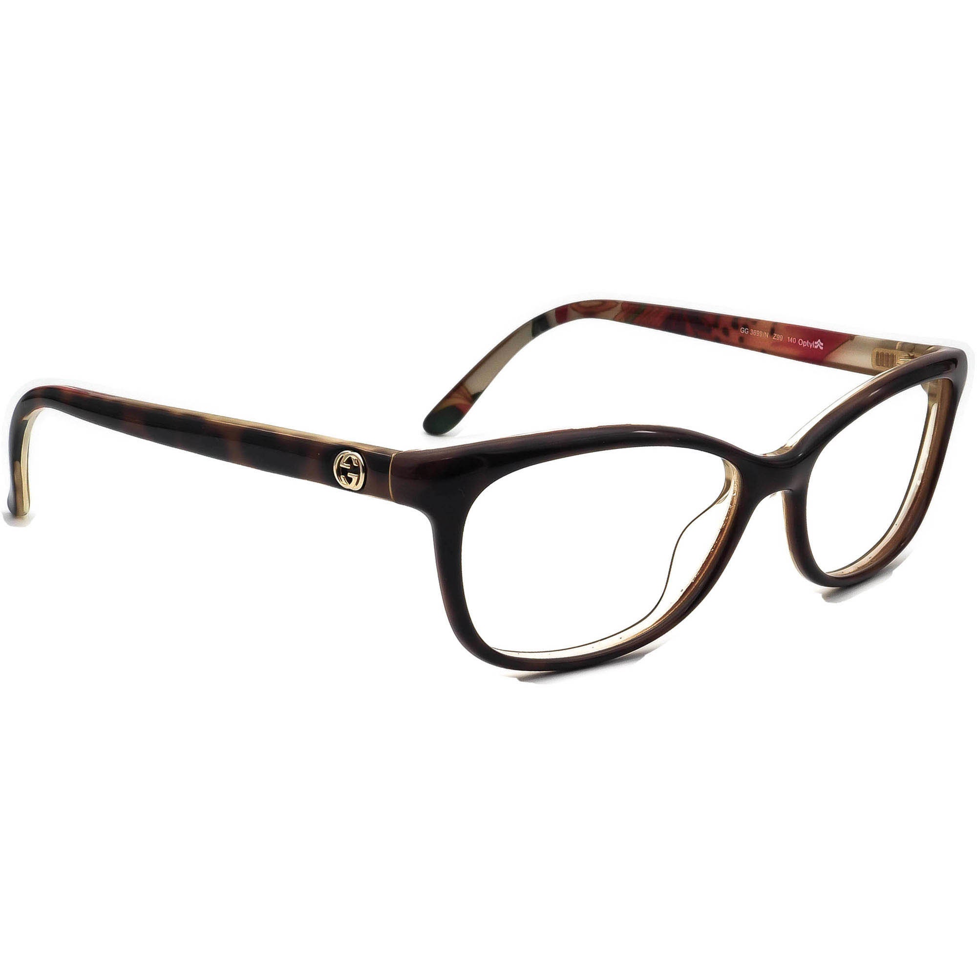 Gucci Women's Eyeglasses GG 3699/N Z99 Tortoise B-shape