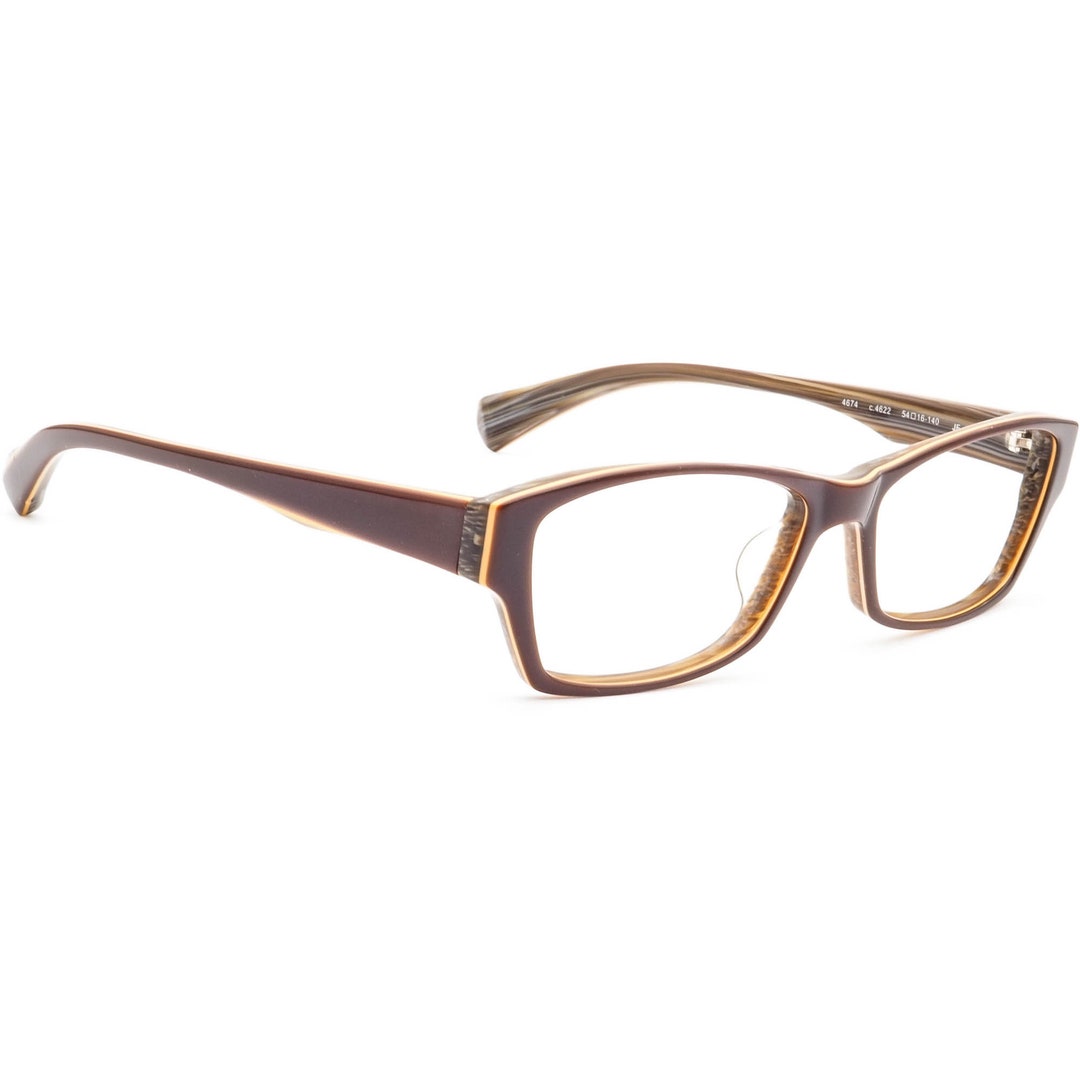 Prodesign Denmark Brille 4674 c.4622 Braun Rechteckiger Rahmen 54[]16 ...