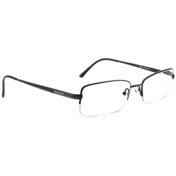 Bvlgari Men's Eyeglasses 1003-T 411 Black Half Ri… - image 1