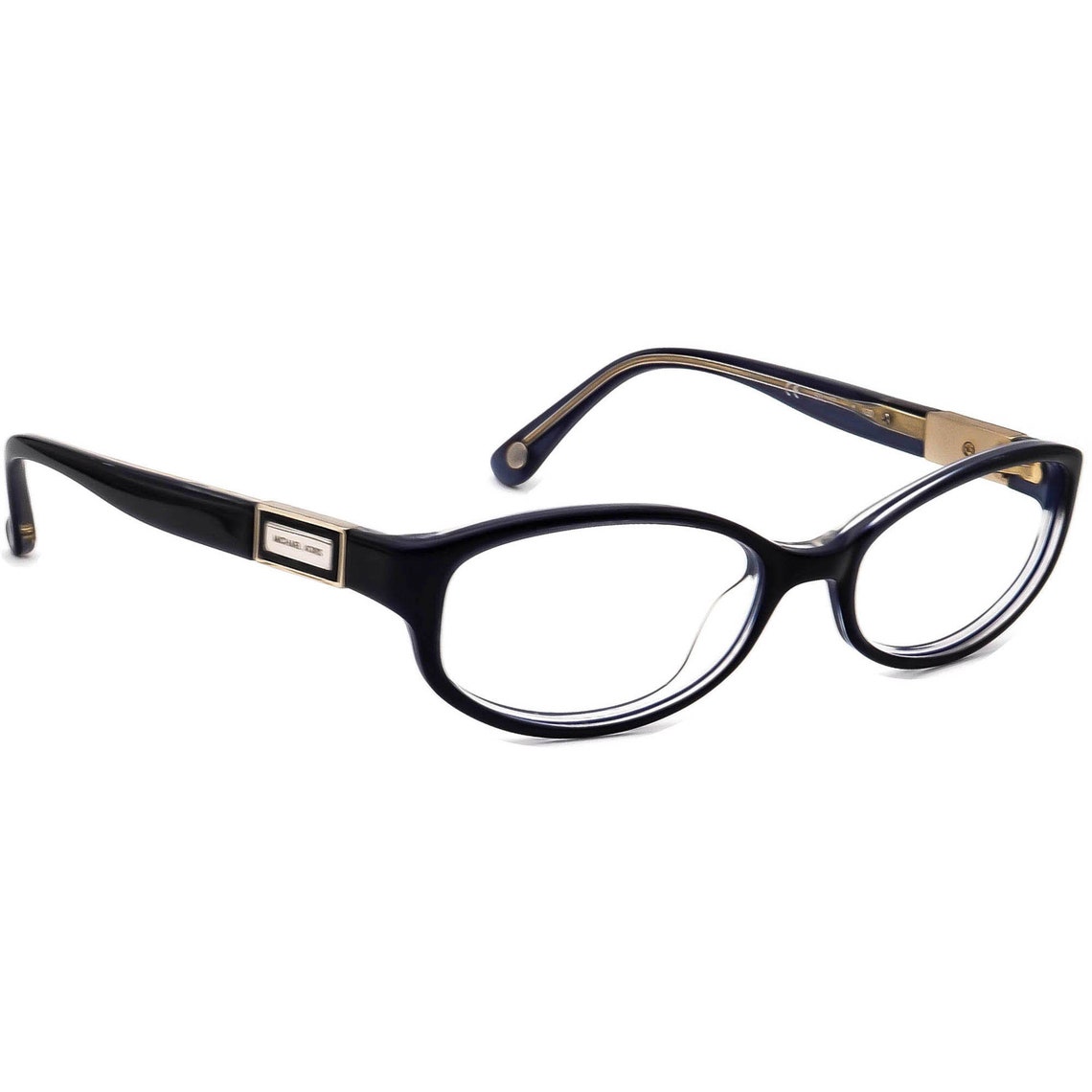 Michael Kors Women's Eyeglasses MK259 424 Navy Blue Oval Etsy