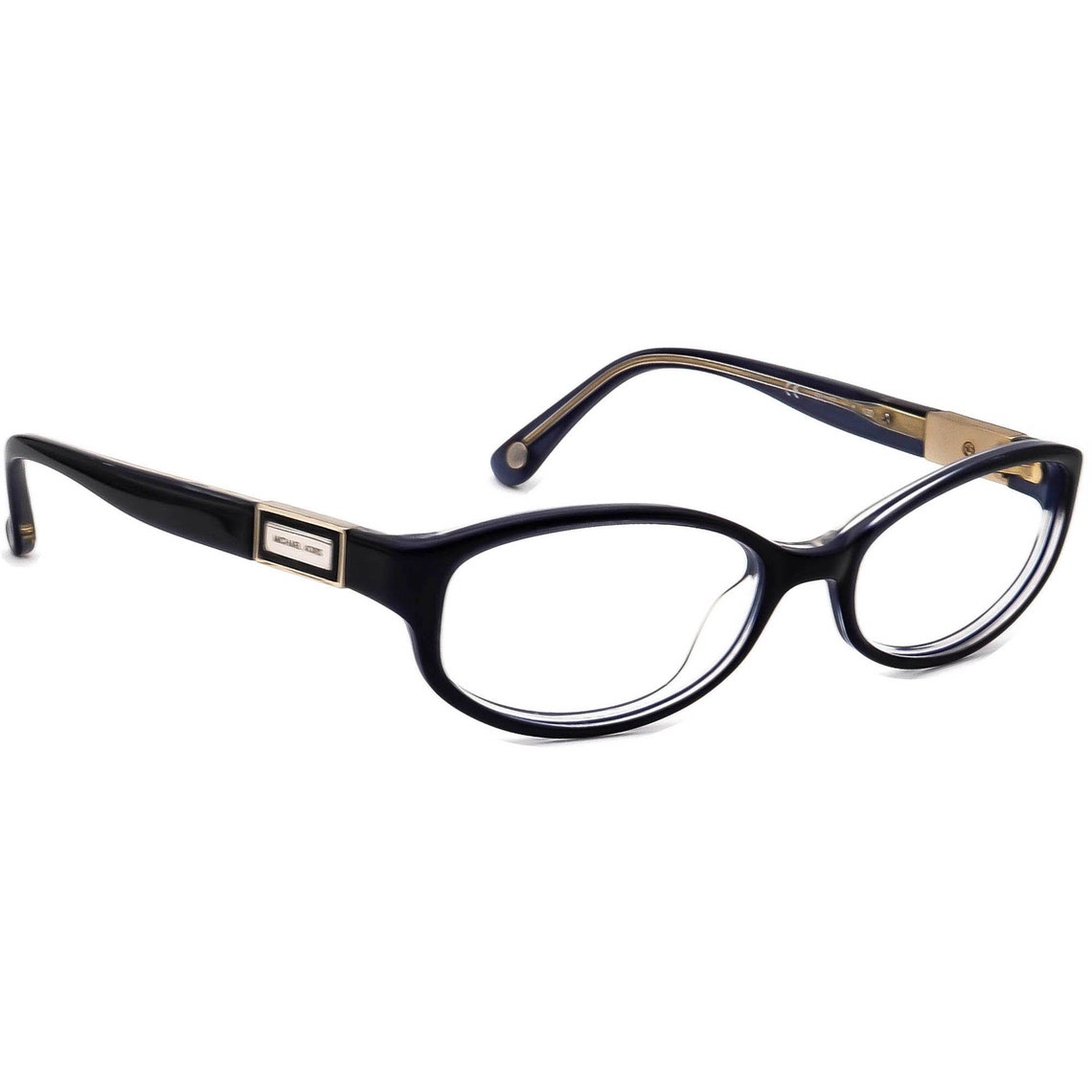 Michael Kors Women S Eyeglasses Mk259 424 Navy Blue Oval Etsy