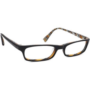 Anteojos Mikli M0224 Col 02. Montura rectangular negra 50[]16 130