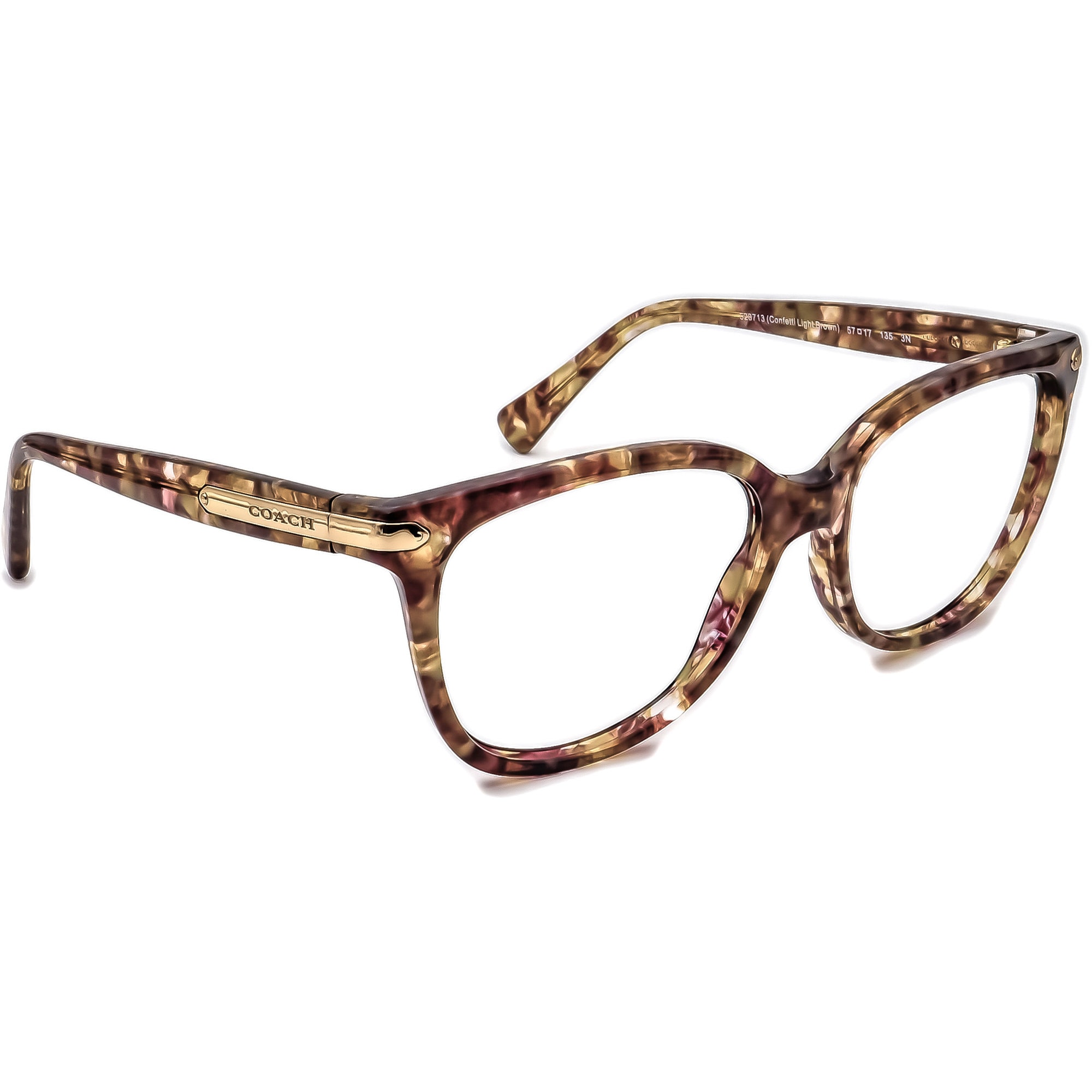 Coach Sunglasses Frame Only HC 8132 (L109) 528713 Confetti  display picture 3
