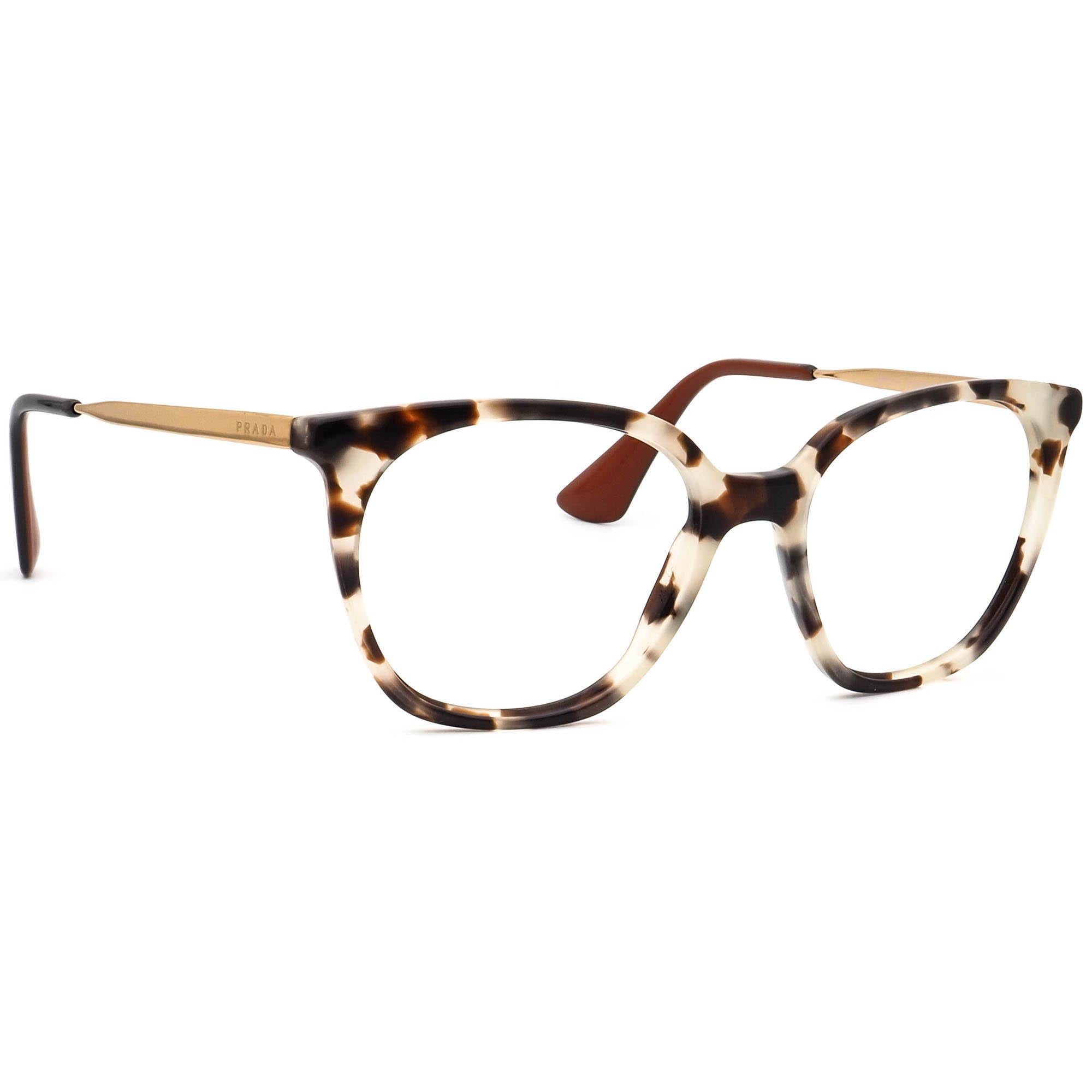 メガネ PRADA Woman Optical frames Ivory A04V 11O1O1 Prada PR A04V Eyeglasses 11O1O1 White - eye-oo.com
