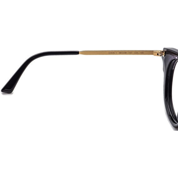 Face A Face Eyeglasses State 1 COL100 Black/Gold … - image 7