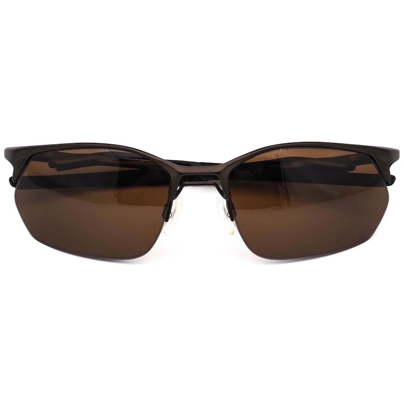 Oakley Men's Rx Sunglasses Frame Only OO4145-0560 Wire Tap 2.0 Pewter Half Rim Metal 60 mm image 6