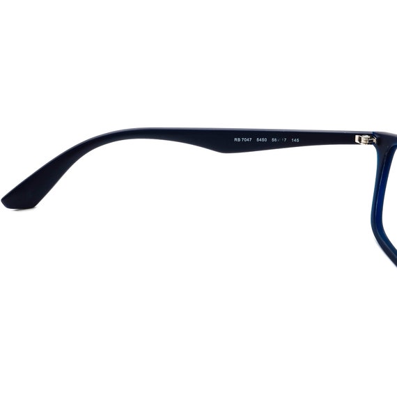 Ray-Ban Eyeglasses RB 7047 5450 Matte Blue Rectan… - image 7